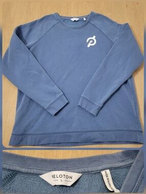 Peloton Blue Crewneck Sweatshirt Size Large Men's